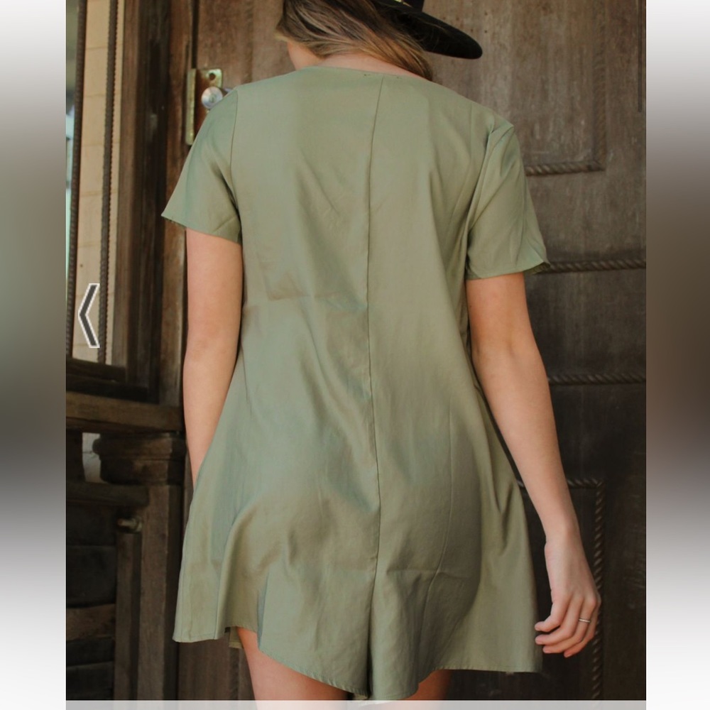 NWT Olive Romper - ShopHopes - Picture 4 of 4